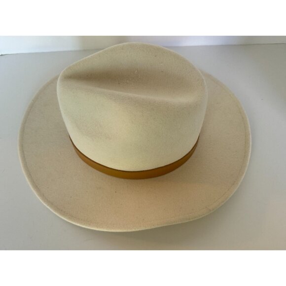 Lack of Color The Fader Hat Ivory Wool Coachella Festival Small 55 cm Australian - Picture 8 of 16